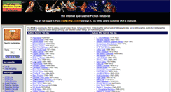 Desktop Screenshot of isfdb.org